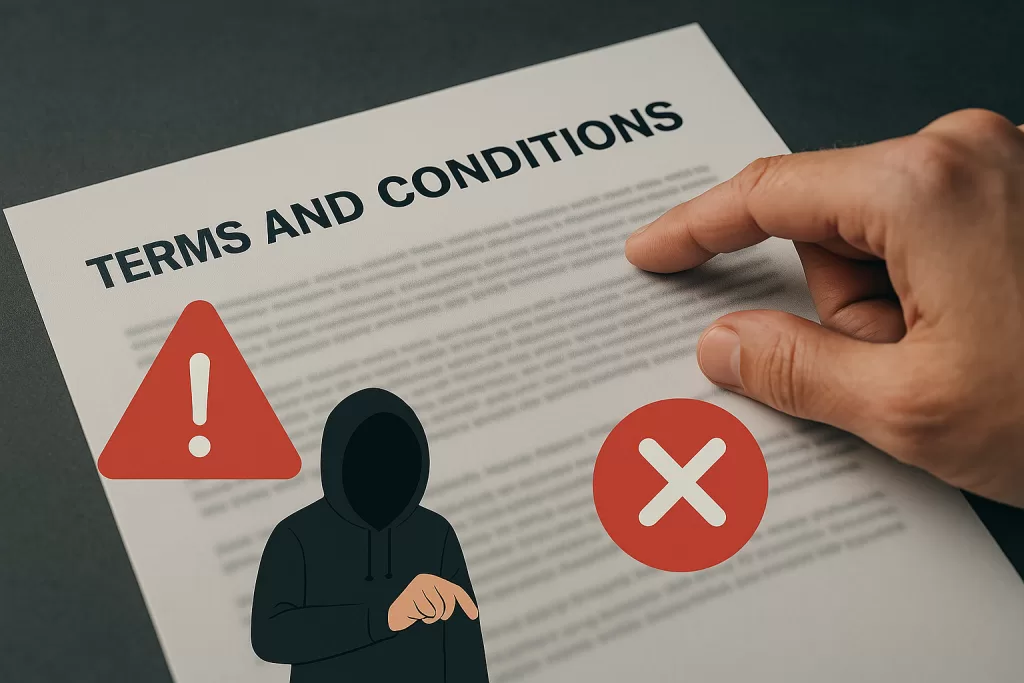 Sinal 5 Ausência de Política de Reembolso Clara