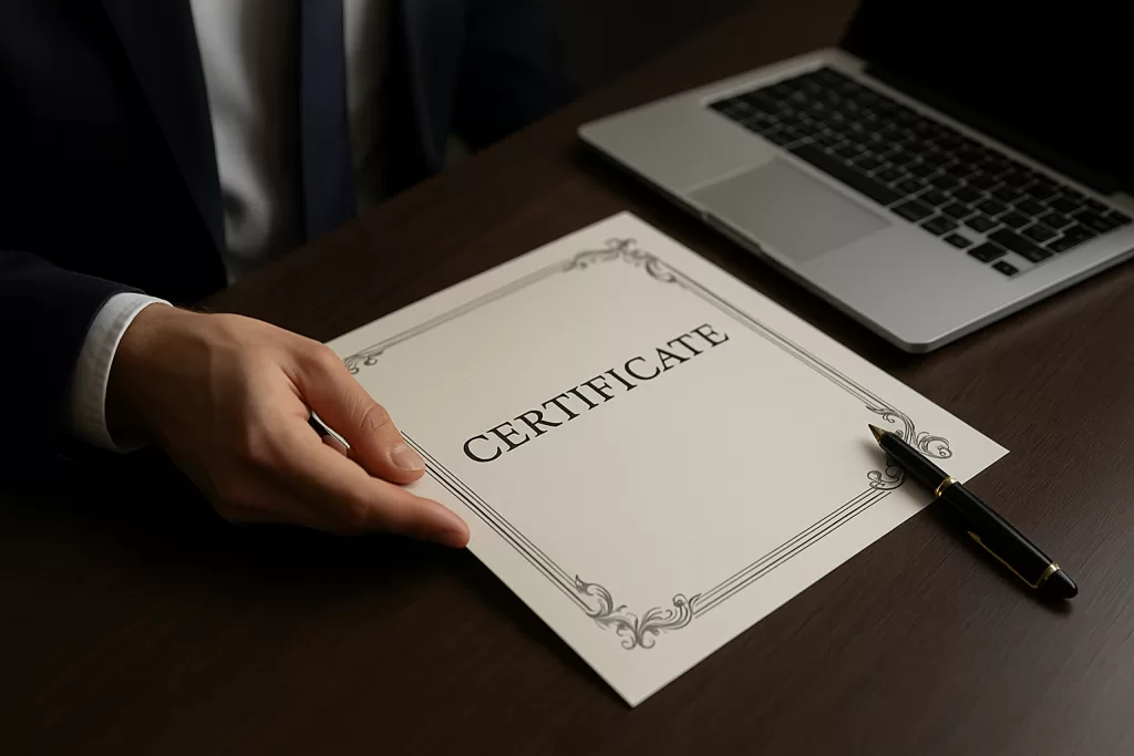 Viva Sempre com Dinheiro Dá Certificado